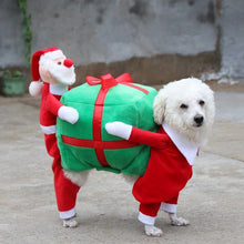 Load image into Gallery viewer, Christmas Dog Costumes Funny Santa Claus Dog Clothes Dog Gift Puppy Fleece Coat Warm Winter Pet Clothes