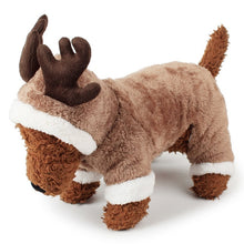 Load image into Gallery viewer, Cosplay Christmas Deer Pet Dog Costume Clothes Apparel Plush Puppy Teddy Christmas Cosplay Winter Hoodie Jumpsuit S-XL