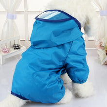 Load image into Gallery viewer, Dog Clothes for Dog Raincoat Waterproof Overalls Goods for Pets Poncho Rain Umbrella Coats for Chihuahua
