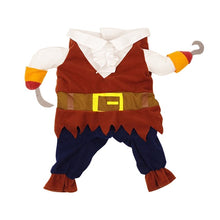 Load image into Gallery viewer, Pet Clothes Cosplay Pirate Dogs Cat Halloween Cute Costume Clothing Comfort For Small Medium Dog